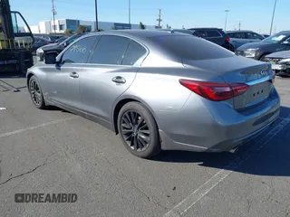2024 Infiniti Q50 Luxe with VIN JN1EV7BP4RM601527, listed as a IAAI auction lot 41479566 with 1,588 mi miles and . Bid and sale history available at DreamBid. Image 3.