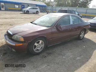 2000 Lincoln LS with VIN 1LNHM87A3YY835801, listed as a Copart auction lot 76049624 with 101,738 mi miles and Salvage Title. Bid and sale history available at carsss.com. Image 1.