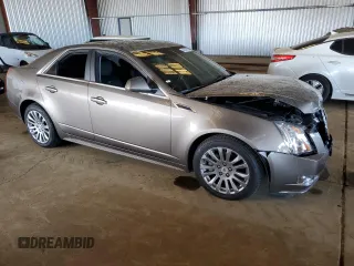 2012 Cadillac CTS Performance with VIN 1G6DK5E36C0133980, listed as a Copart auction lot 46548845 with Not Provided miles and Salvage Title. Bid and sale history available at DreamBid. Image 4.