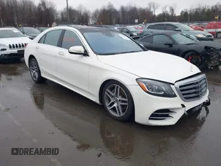 2019 Mercedes-Benz S 450 z VIN WDDUG6EB5KA466259, wystawiony jako IAAI lot #41187193 z przebiegiem Nie podano mil oraz . Historia ofert i sprzedaży dostępna na DreamBid. Obrazek 1.