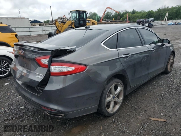 2016 Ford Fusion Titanium with VIN 3FA6P0D98GR221070, listed as a Copart auction lot 59518665 with Not provided miles and Salvage title. Bid and sale history available at DreamBid. Image 3.