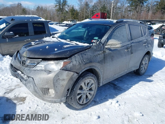 2014 Toyota RAV4 Limited with VIN 2T3DFREVXEW205711, listed as a IAAI auction lot 41499687 with 49,399 mi miles. Bid and sale history available at carsss.com. Image 2.