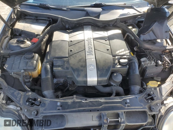 2002 Mercedes-Benz C with VIN WDBRF61J82F200560, listed as a Copart auction lot 52525265 with 122,066 mi miles and Clean Title. Bid and sale history available at carsss.com. Image 11.