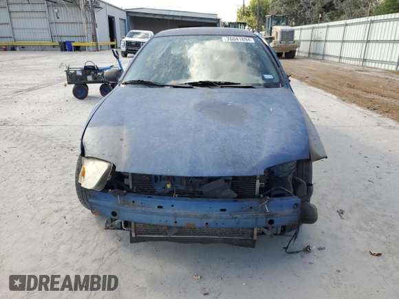2004 Chevrolet Cavalier LS with VIN 1G1JF52F747130297, listed as a Copart auction lot 76041894 with 0 mi miles and Salvage Title. Bid and sale history available at carsss.com. Image 5.