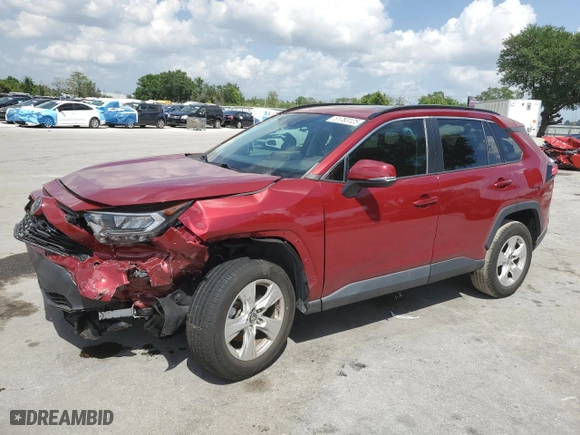 2019 Toyota RAV4 XLE with VIN 2T3W1RFV1KC014598, listed as a Copart auction lot 51783125 with 48,851 mi miles and Salvage Title. Bid and sale history available at carsss.com. Image 1.