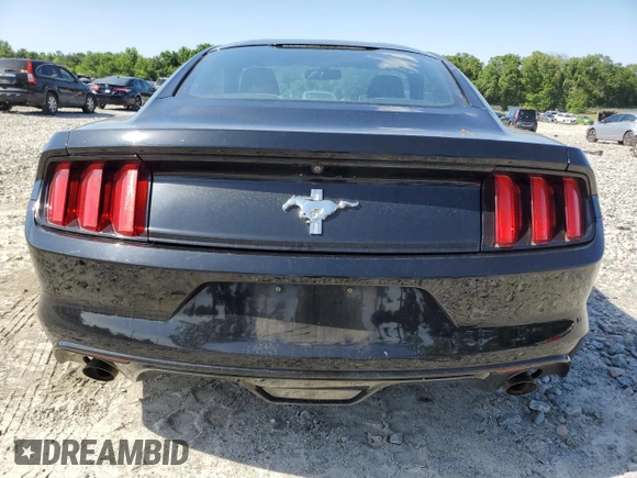 2017 Ford Mustang V6 with VIN 1FA6P8AM2H5353320, listed as a Copart auction lot 57713965 with 65,073 mi miles and Salvage title. Bid and sale history available at DreamBid. Image 6.