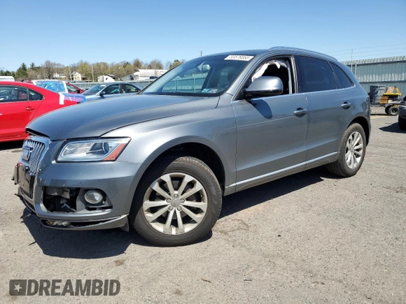 2016 Audi Q5 Premium Plus with VIN WA1L2AFP4GA003287, listed as a Copart auction lot 53576855 with 66,937 mi miles and Salvage Title. Bid and sale history available at carsss.com. Image 1.