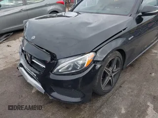 2018 Mercedes-Benz C 43 AMG with VIN 55SWF6EB9JU248383, listed as a IAAI auction lot 41226587 with 125,676 mi miles and . Bid and sale history available at carsss.com. Image 6.
