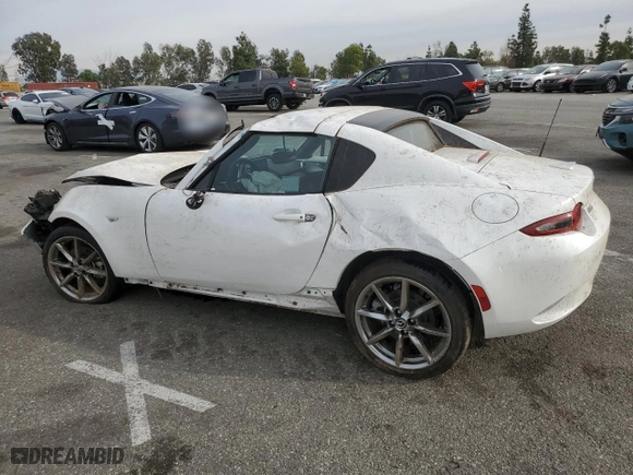 2023 Mazda MX-5 Miata RF Grand Touring with VIN JM1NDAM76P0561241, listed as a Copart auction lot 84011274 with 3,180 mi miles and Salvage Title. Bid and sale history available at carsss.com. Image 2.