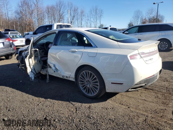 2013 Lincoln MKZ with VIN 3LN6L2J94DR817273, listed as a Copart auction lot 87550325 with 118,448 mi miles and Salvage Title. Bid and sale history available at carsss.com. Image 2.