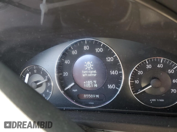 2006 Mercedes-Benz CLK 350 with VIN WDBTK56J66F177886, listed as a Copart auction lot 80913444 with 85,589 mi miles and Salvage Title. Bid and sale history available at DreamBid. Image 9.