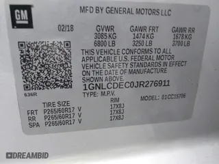 2018 Chevrolet Tahoe Commercial with VIN 1GNLCDEC0JR276911, listed as a IAAI auction lot 40809423 with 110,163 mi miles. Bid and sale history available at carsss.com. Image 9.