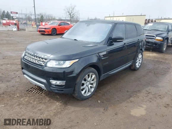 2016 Land Rover Range Rover Sport V6 HSE with VIN SALWR2PFXGA659979, listed as a IAAI auction lot 41822327 with 134,177 mi miles. Bid and sale history available at carsss.com. Image 2.