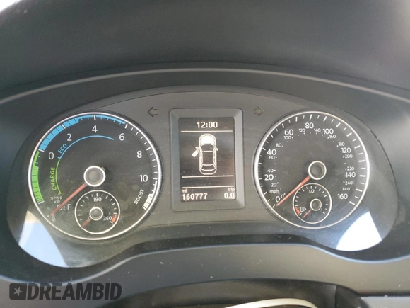 2013 Volkswagen Jetta Hybrid SE with VIN 3VW637AJ3DM303498, listed as a Copart auction lot 63505045 with 160,777 mi miles and Clean title. Bid and sale history available at DreamBid. Image 9.