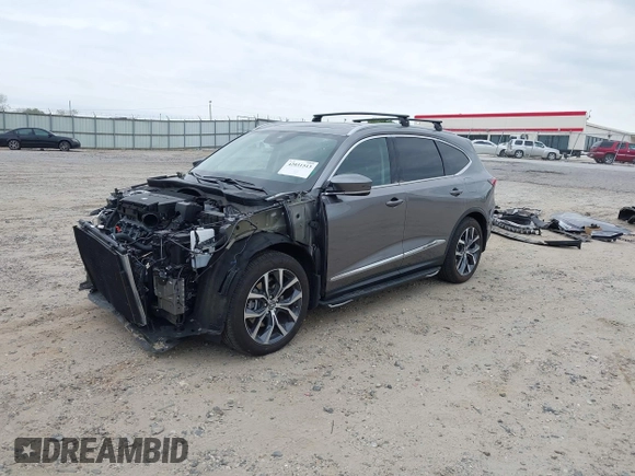 2023 Acura MDX Technology with VIN 5J8YE1H46PL039316, listed as a IAAI auction lot 42031513 with 20,743 mi miles and . Bid and sale history available at DreamBid. Image 2.