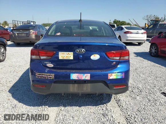 2018 Kia Rio LX with VIN 3KPA24AB7JE127486, listed as a Copart auction lot 50742805 with 55,569 mi miles and Salvage Title. Bid and sale history available at carsss.com. Image 6.