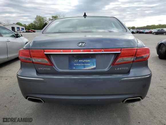 2011 Hyundai Azera Limited with VIN KMHFC4DF2BA538053, listed as a Copart auction lot 51863454 with 113,974 mi miles and Salvage Title. Bid and sale history available at carsss.com. Image 6.