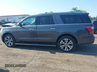 2021 Ford Expedition Max Platinum with VIN 1FMJK1MT8MEA66311, listed as a IAAI auction lot 42450429 with 95,732 mi miles and . Bid and sale history available at DreamBid. Image 14.