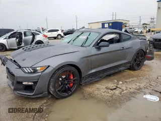2021 Ford Mustang Shelby GT500 with VIN 1FA6P8SJ5M5503662, listed as a Copart auction lot 55631185 with 11,669 mi miles and Salvage title. Bid and sale history available at DreamBid. Image 1.