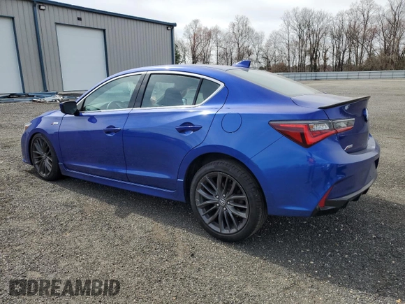 2019 Acura ILX Premium with VIN 19UDE2F81KA006447, listed as a Copart auction lot 49531005 with 26,038 mi miles and Salvage Title. Bid and sale history available at DreamBid. Image 2.
