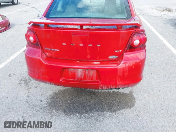 2012 Dodge Avenger SXT z VIN 1C3CDZCB8CN312789, wystawiony jako IAAI lot #42174446 z przebiegiem 186 752 mil mil oraz . Historia ofert i sprzedaży dostępna na DreamBid. Obrazek 13.
