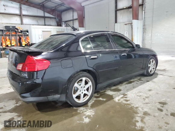 2004 Infiniti G35 w/Leather with VIN JNKCV51FX4M703729, listed as a Copart auction lot 75719704 with 167,828 mi miles and Non Repairable. Bid and sale history available at DreamBid. Image 3.