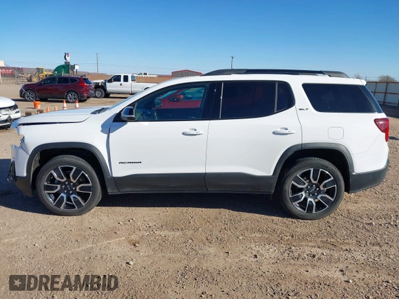 2021 GMC Acadia SLT with VIN 1GKKNMLS8MZ120245, listed as a IAAI auction lot 41170043 with 83,890 mi miles. Bid and sale history available at carsss.com. Image 14.