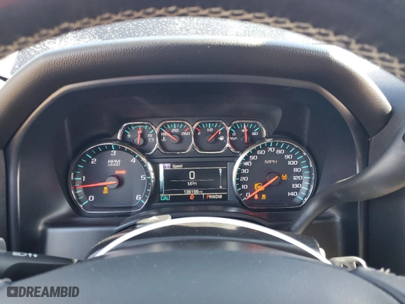 2015 Chevrolet Silverado 1500 LT with VIN 1GCVKREC6FZ191757, listed as a Copart auction lot 46595205 with 136,196 mi miles and Clean Title. Bid and sale history available at carsss.com. Image 9.