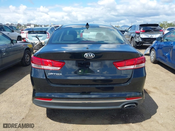 2018 Kia Optima LX with VIN 5XXGT4L30JG269859, listed as a IAAI auction lot 42045087 with 38,413 mi miles. Bid and sale history available at carsss.com. Image 16.