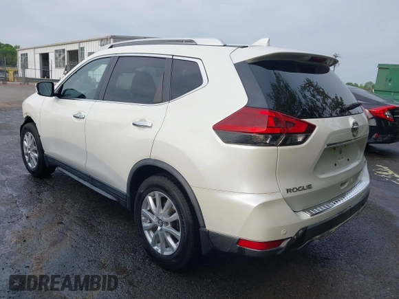 2019 Nissan Rogue SV with VIN KNMAT2MT3KP540707, listed as a IAAI auction lot 42034015 with 17,312 mi miles and . Bid and sale history available at DreamBid. Image 3.