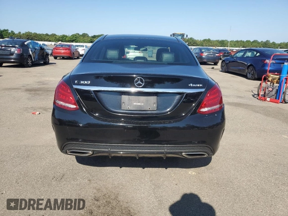 2016 Mercedes-Benz C 300 Luxury with VIN WDDWF4KBXGR121516, listed as a Copart auction lot 65587535 with 163,340 mi miles and Salvage title. Bid and sale history available at DreamBid. Image 6.