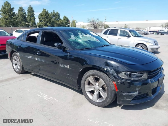 2017 Dodge Charger SXT with VIN 2C3CDXHG6HH524597, listed as a IAAI auction lot 41969871 with 1 mi miles. Bid and sale history available at carsss.com. Image 1.