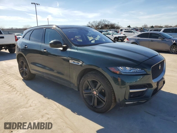 2017 Jaguar F-Pace 20d R-Sport with VIN SADCL2BNXHA490434, listed as a Copart auction lot 40455904 with 73,490 mi miles and . Bid and sale history available at DreamBid. Image 4.