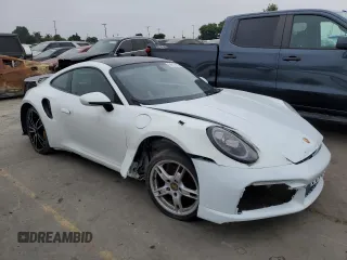 2021 Porsche 911 Turbo S with VIN WP0AD2A92MS257561, listed as a Copart auction lot 64519795 with 12,357 mi miles and Salvage title. Bid and sale history available at DreamBid. Image 4.