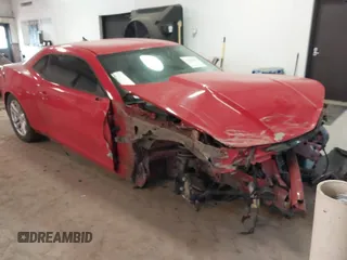 2014 Chevrolet Camaro LS with VIN 2G1FE1E36E9148261, listed as a IAAI auction lot 41428921 with 214,677 mi miles. Bid and sale history available at carsss.com. Image 1.