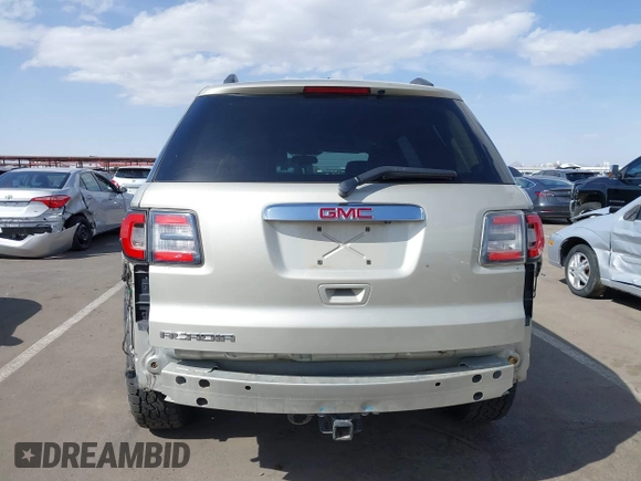 2013 GMC Acadia SLT with VIN 1GKKRSKD0DJ182197, listed as a IAAI auction lot 41925396 with 125,258 mi miles and . Bid and sale history available at carsss.com. Image 17.