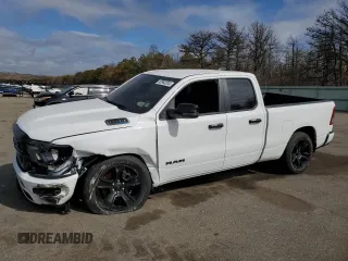 2023 Ram 1500 Big Horn with VIN 1C6SRFBT5PN578883, listed as a Copart auction lot 48968205 with 28,181 mi miles and Salvage Title. Bid and sale history available at carsss.com. Image 1.