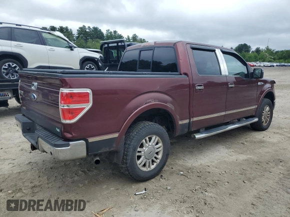 2010 Ford F-150 XL with VIN 1FTFW1EV3AFC86735, listed as a Copart auction lot 61460825 with 190,144 mi miles and Clean title. Bid and sale history available at DreamBid. Image 3.