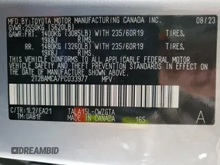 2023 Lexus RX 350 z VIN 2T2BAMCA7PC033977, wystawiony jako Copart lot #50039225 z przebiegiem 7 503 mil mil oraz Szkoda całkowita • Salvage title. Historia ofert i sprzedaży dostępna na DreamBid. Obrazek 13.