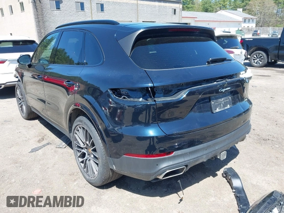 2023 Porsche Cayenne Turbo S E-Hybrid with VIN WP1AA2AY1PDA09888, listed as a IAAI auction lot 41988571 with 14,924 mi miles and . Bid and sale history available at DreamBid. Image 3.