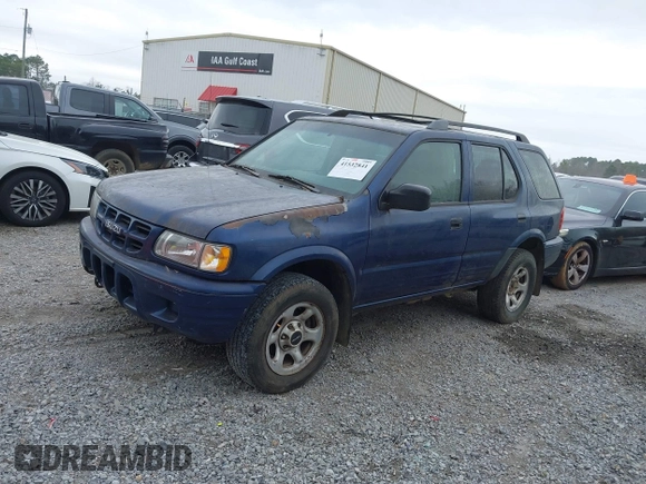 2002 Isuzu Rodeo S with VIN 4S2CK58W824315044, listed as a IAAI auction lot 41532841 with 285,951 mi miles and . Bid and sale history available at DreamBid. Image 2.