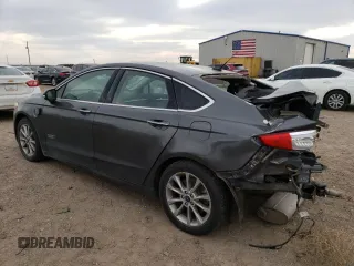 2018 Ford Fusion Energi Titanium with VIN 3FA6P0SU8JR246310, listed as a Copart auction lot 44064763 with 121,483 mi miles. Bid and sale history available at carsss.com. Image 2.