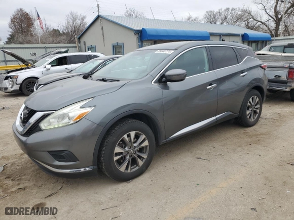 2016 Nissan Murano SL with VIN 5N1AZ2MG5GN108572, listed as a Copart auction lot 85048774 with 172,565 mi miles and Salvage Title. Bid and sale history available at carsss.com. Image 1.
