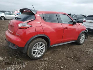 2015 Nissan Juke S with VIN JN8AF5MVXFT552851, listed as a Copart auction lot 52374565 with 45,108 mi miles and Salvage Title. Bid and sale history available at DreamBid. Image 3.