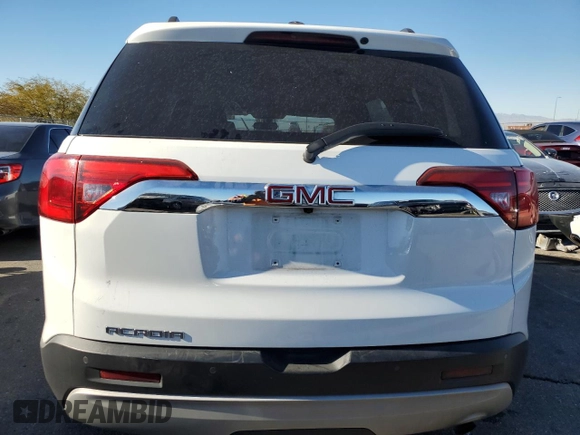 2017 GMC Acadia SLT with VIN 1GKKNMLAXHZ197017, listed as a Copart auction lot 88810575 with 125,748 mi miles and Salvage Title. Bid and sale history available at carsss.com. Image 6.