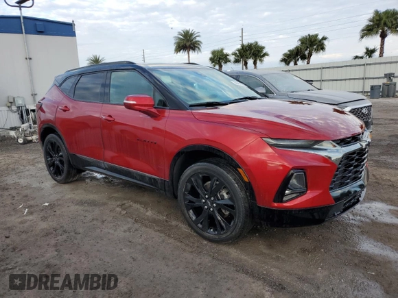 2022 Chevrolet Blazer RS with VIN 3GNKBERS7NS136492, listed as a Copart auction lot 58166205 with Not provided miles and Non repairable. Bid and sale history available at DreamBid. Image 4.