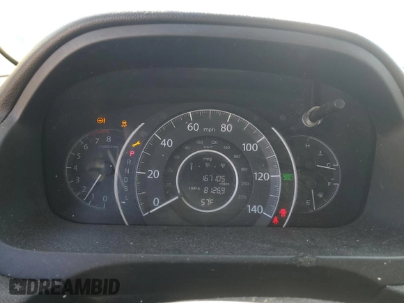 2016 Honda CR-V LX with VIN 5J6RM4H39GL018159, listed as a Copart auction lot 51529515 with 167,105 mi miles and Salvage Title. Bid and sale history available at carsss.com. Image 9.