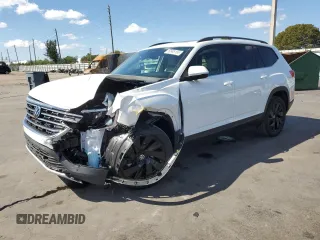 2025 Volkswagen Atlas SE z VIN 1V2JR2CA0SC515901, wystawiony jako Copart lot #50988185 z przebiegiem 367 mil mil oraz Szkoda całkowita • Salvage title. Historia ofert i sprzedaży dostępna na DreamBid. Obrazek 1.