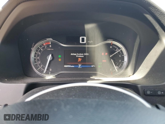 2021 Honda Ridgeline Sport with VIN 5FPYK3F18MB006111, listed as a Copart auction lot 57152215 with 80,954 mi miles and Salvage title. Bid and sale history available at DreamBid. Image 9.
