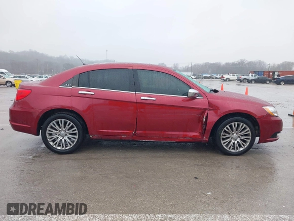 2011 Chrysler 200 Limited with VIN 1C3BC2FB4BN595465, listed as a IAAI auction lot 41503135 with 159,720 mi miles and . Bid and sale history available at DreamBid. Image 13.